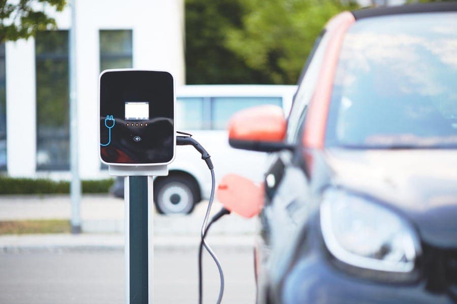 Borne de recharge électrique moderne